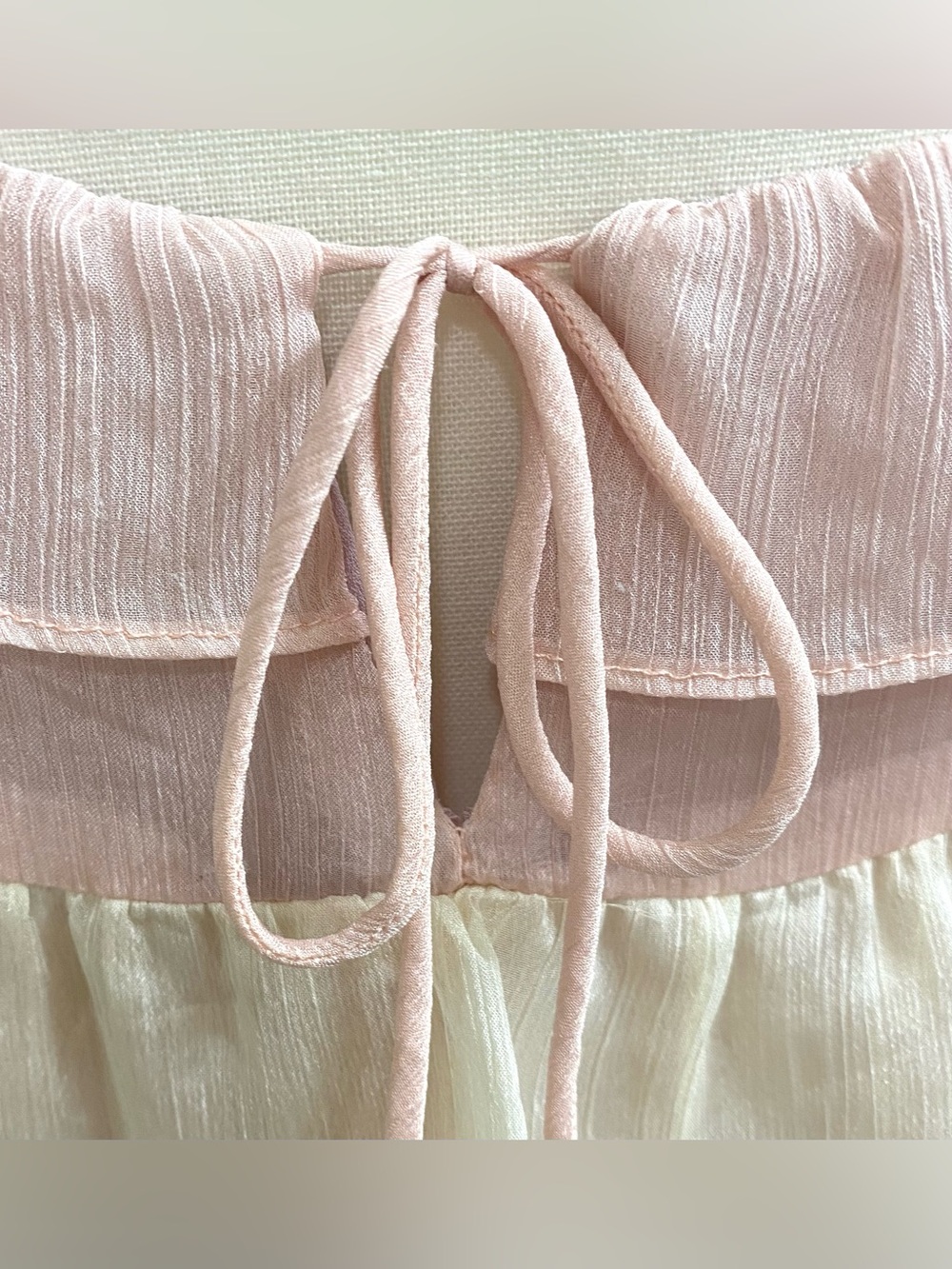 Storia Womens S Pastel Chiffon Ruffle Dress Boho Fall Fairy Cottagecore Feminine - Picture 6 of 14